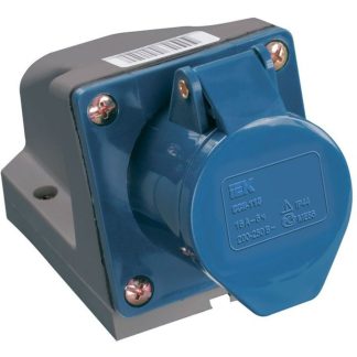 Розетка кабельная 32А 2Р+E IР44 на поверхность 250В 123 IEK PSR11-032-3