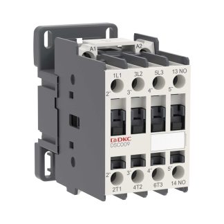 Магнитный контактор YON DSC009 9A 4кВт AC3 3P кат.220В AC 1НО DSC009-3C10A230 DKC