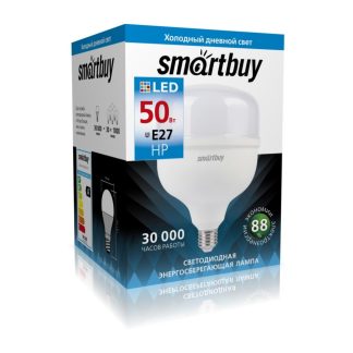 Светодиодная (LED) Лампа Smartbuy-HP-50W/6500/E27 (SBL-HP-50-65K-E27)/20