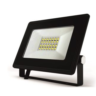 Прожектор с/д LEEK LED FL 30W CW BLACK (10) IP65 холодн. белый (ультратонкий)