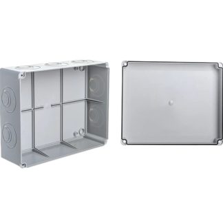 Коробка распаячная ОП 240х195х90 IP55 КМ41272 RAL7035 IEK UKO10-240-195-090-K41-55