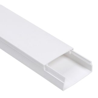 Кабель-канал 40х40 белый (24м) ECOLINE IEK CKK11-040-040-1-K01-024