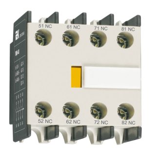Приставка контактная ПКИ-40 доп. контакты 4НО IEK KPK10-40