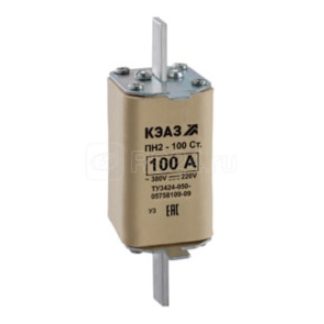 Вставка плавкая ПН2 100 С 40А У3 КЭАЗ 120109