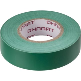 Изолента ОНЛАЙТ 61 883 OIT-B19-20/G ПВХ зеленая