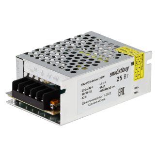 Драйвер (LED) IP20- 25W для LED ленты Smartbuy (SBL-IP20-Driver-25W)
