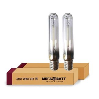 Лампа газоразрядная натриевая ДНаТ 250 E40 (25) МЕГАВАТТ 02942