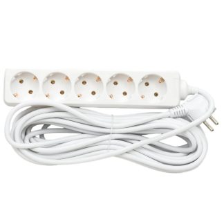 Удлинитель с з/к 5 гнезд 10 метров 16А/3,5кВт ПВС 3х1,0 General Lighting Systems