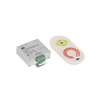 Контроллер с ПДУ радио MONO 1 канал 12В 10А 120Вт бел. IEK LSC1-MONO-120-RF-20-12-W