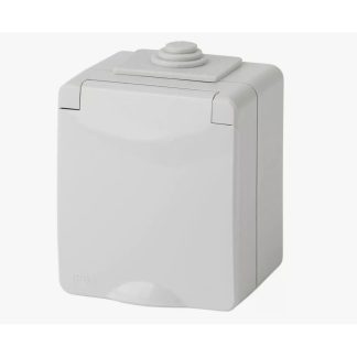 Розетка 1-м ОП Эра Эксперт 11-2601-03 16А IP65 250В 2P+E сер. Эра Б0035988