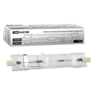 Лампа металлогалогенная ДРИ 150 2700 К Rx7s TDM SQ0325-0013