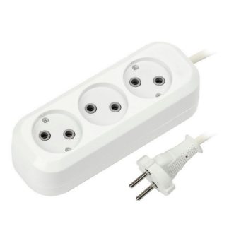 Удлинитель с з/к 3 гнезда 3 метра 16А/3,5кВт ПВС 3х1,0 Smartbuy (SBE-16-3-03-Z)/40