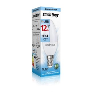 Светодиодная (LED) Лампа Smartbuy-C37-12W/4000 (SBL-C37-12-40K-E27)