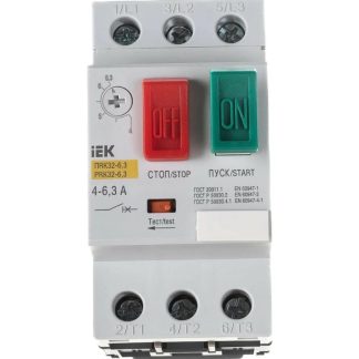 Пускатель ПРК32-6.3 In6.3А Ir4-6.3А Ue 660В IEK DMS11-D63