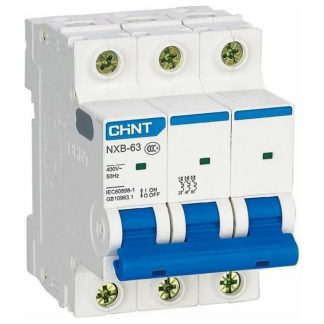 Выключатель автоматический модульный 3п C 16А 4.5кА NXB-63S (R) CHINT 296827