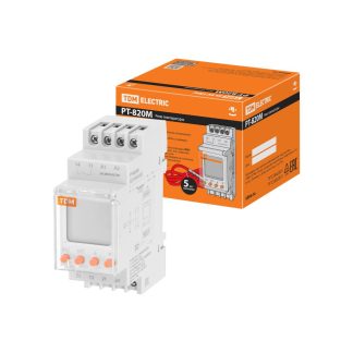 Реле температуры РТ-820M (-25+130C, 24-240В АС/DC, с датч. IP67, ЖК) TDM SQ1508-0002