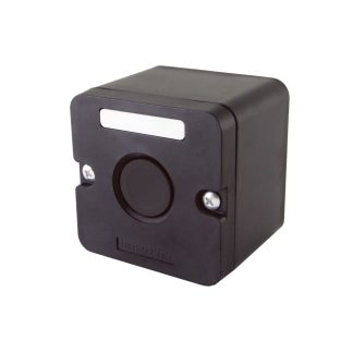 Пост кнопочный ПКЕ 212-1 У3, черная кнопка, IP40 TDM SQ0742-0019