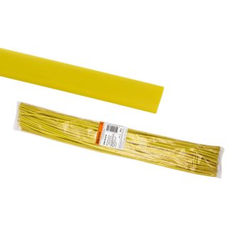 Термоусаживаемая трубка ТУТнг 10/5 желтая по 1м TDM SQ0518-0216